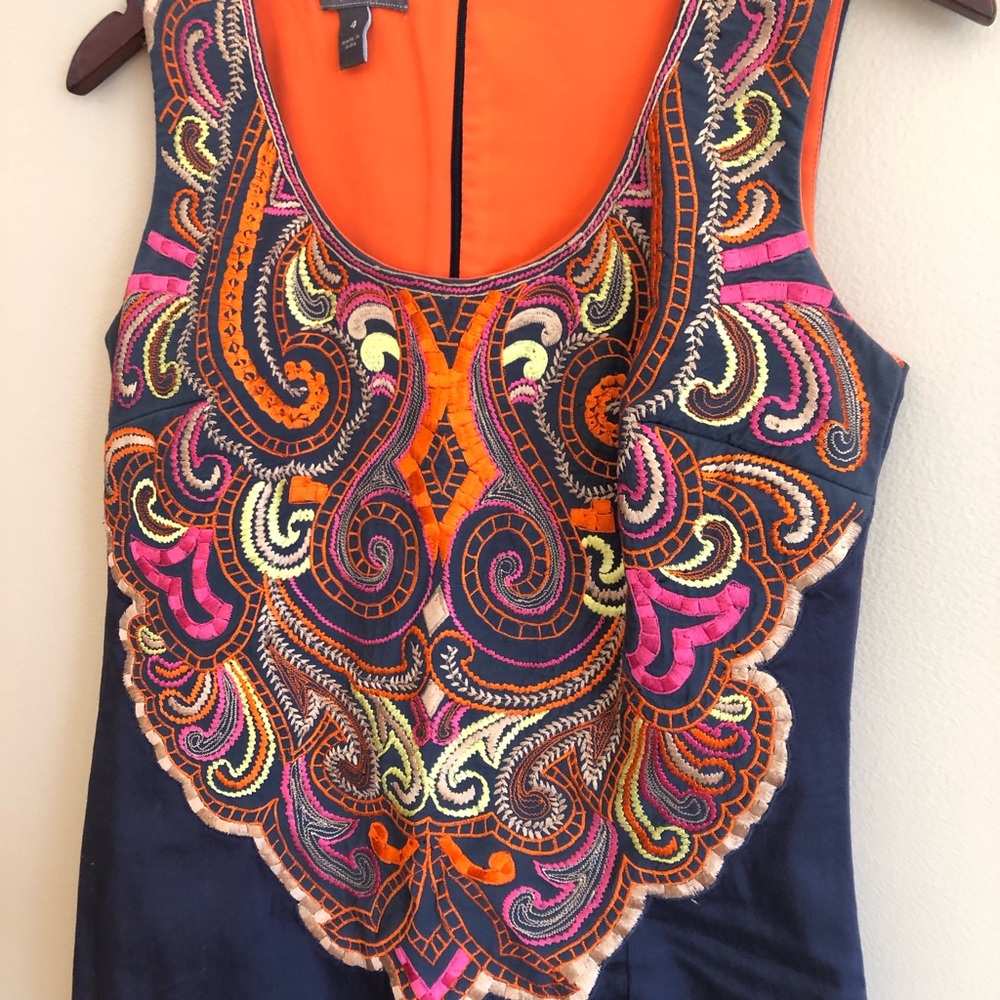 Muse Embroidered Shift Dress